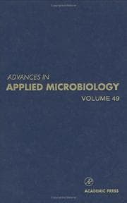 Tapa de Advances in applied microbiology