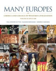 Tapa de Many Europes, Vol 2 w/ Connect Plus with LearnSmart History 1 Term Access Card