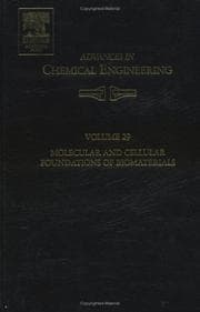 Tapa de Molecular and cellular foundations of biomaterials