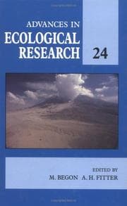 Tapa de Advances in Ecological Research, Volume 24