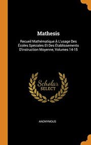 Tapa de Mathesis