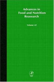 Tapa de Advances in Food and Nutrition Research, Volume 42 (Advances in Food and Nutrition Research)