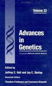 Tapa de Advances in genetics, volume 32, 1995-