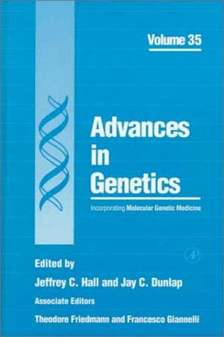 Tapa de Advances in genetics