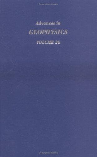 Tapa de Advances in Geophysics