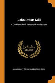 Tapa de John Stuart Mill : A Criticism