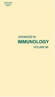 Tapa de Advances in Immunology, Volume 86 (Advances in Immunology)