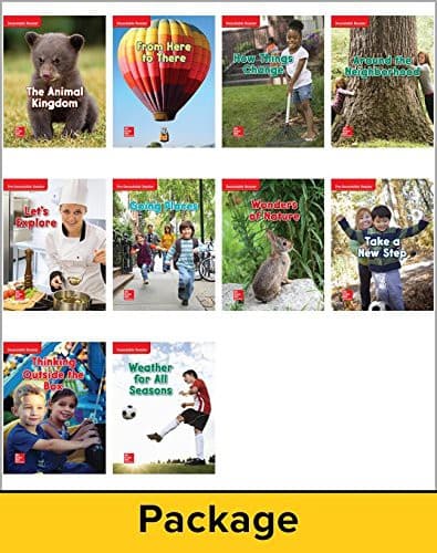 Tapa de Wonders Decodable Reader Package , Grade K
