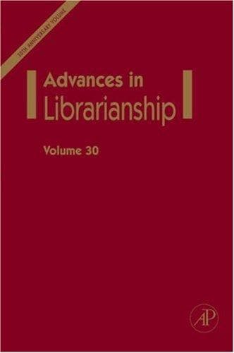 Tapa de Advances in librarianship