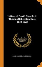 Tapa de Letters of David Ricardo to Thomas Robert Malthus, 1810-1823