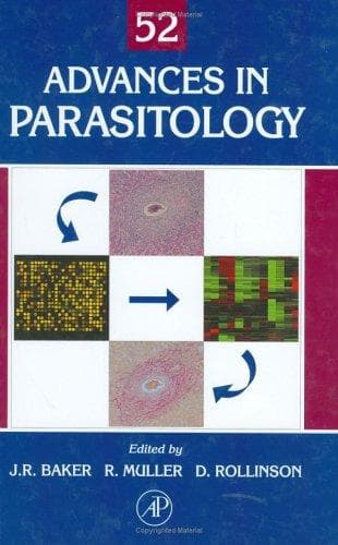 Tapa de Advances in Parasitology