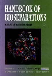 Tapa de Handbook of Bioseparations, Volume 2 (Separation Science and Technology)