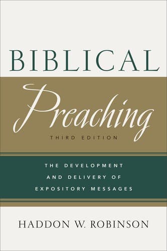 Tapa de Biblical preaching
