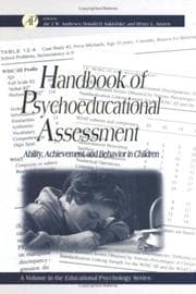 Tapa de Handbook of psychoeducational assessment