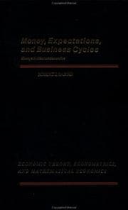 Tapa de Money, expectations, and business cycles