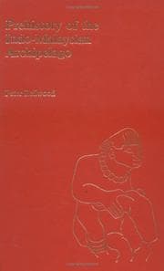 Tapa de Prehistory of the Indo-Malaysian Archipelago