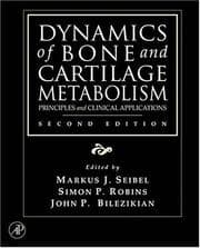 Tapa de Dynamics of bone and cartilage metabolism