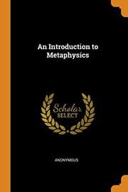 Tapa de An Introduction to Metaphysics