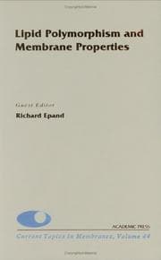 Tapa de Lipid polymorphism and membrane properties