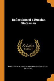 Tapa de Reflections of a Russian Statesman