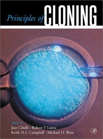 Tapa de Principles of Cloning