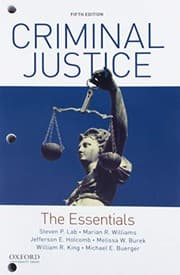 Tapa de Criminal justice