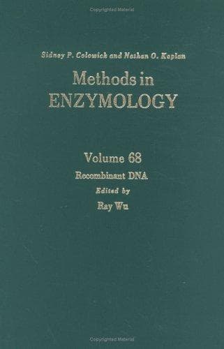 Tapa de Recombinant DNA, Volume 68: Volume 68