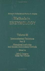 Tapa de Immunochemical Techniques Pt. E