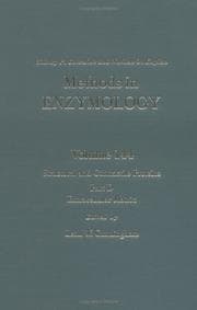 Tapa de Methods in Enzymology, Volume 144: Structural and Contractile Proteins, Part D