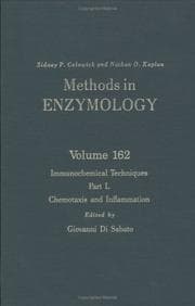 Tapa de Methods in Enzymology, Volume 162: Immunochemical Techniques, Part L