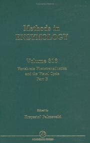 Tapa de Vertebrate phototransduction and the visual cycle
