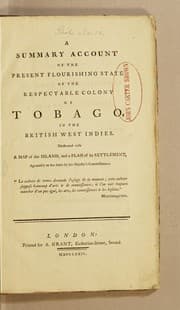 Tapa de A summary account of the present flourishing state of the respectable colony of Tobago, in the British West Indies