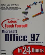 Tapa de Sams' teach yourself Microsoft Office 97 in 24 hours