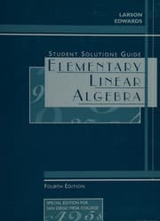 Tapa de Elementary linear algebra, custom publication