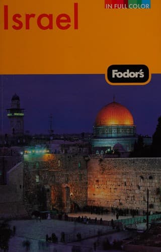 Tapa de Fodor's Israel