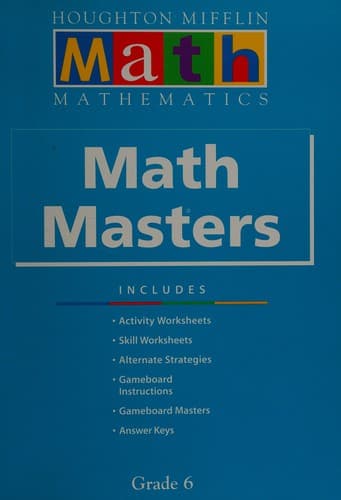 Tapa de Houghton Mifflin math mathematics