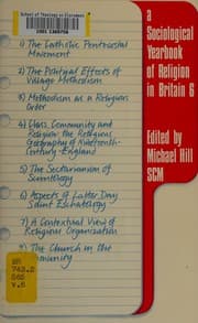 Tapa de A Sociological yearbook of religion in Britain. 1968-