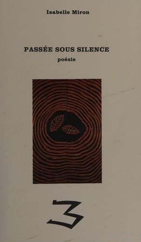 Tapa de Passée sous silence