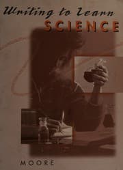 Tapa de Writing to learn science