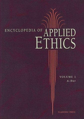 Tapa de Encyclopedia of applied ethics