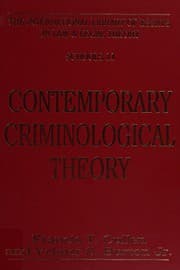 Tapa de Contemporary criminological theory