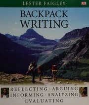 Tapa de Backpack guide to writing
