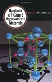 Tapa de Handbook of giant magnetostrictive materials