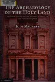 Tapa de The archaeology of the Holy Land