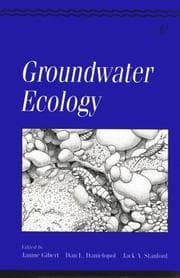 Tapa de Groundwater ecology