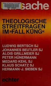 Tapa de Zur Sache theologische Streitfragen im "Fall Küng"