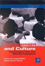 Tapa de Assessment and culture