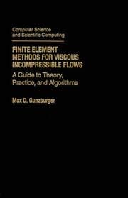 Tapa de Finite element methods for viscous incompressible flows