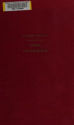 Tapa de Ethik der Griechen