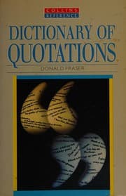 Tapa de Dictionary of quotations